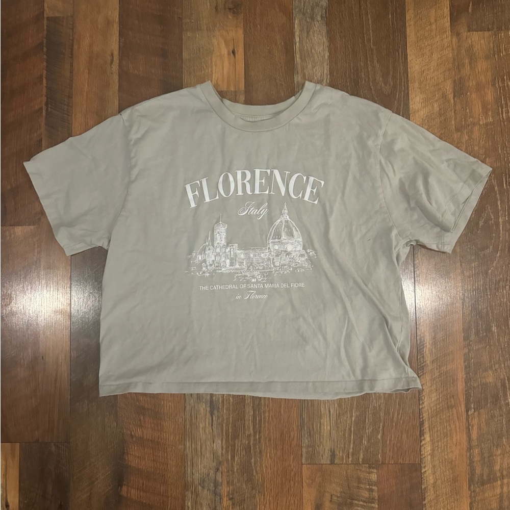 Cropped Florence tee